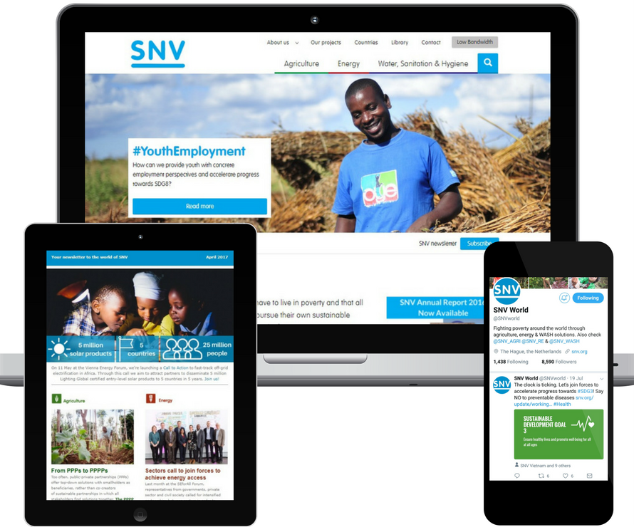 SNV online campaign